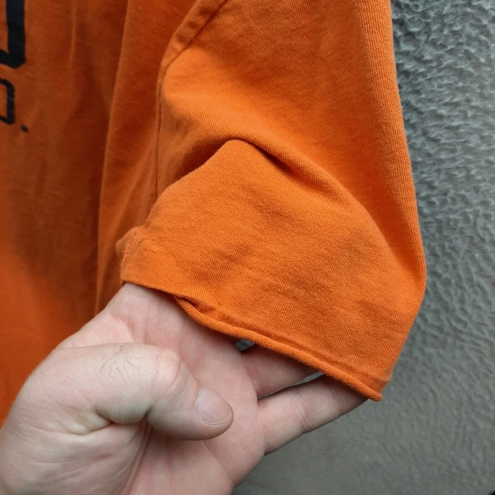 Vintage Polo Ralph Lauren Shirt Adult‎ XL Orange Crewneck Grunge Skater 90s Y2K